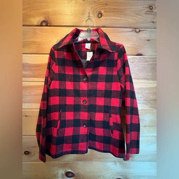 Cracker Barrel Buffalo Plaid Check Shacket size Medium NWT - Picture 1 of 7